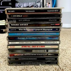 15 CD LOT Lynyrd Skynyrd Jackson Browne Tull Taylor Meat Loaf Dire Straits AC/DC